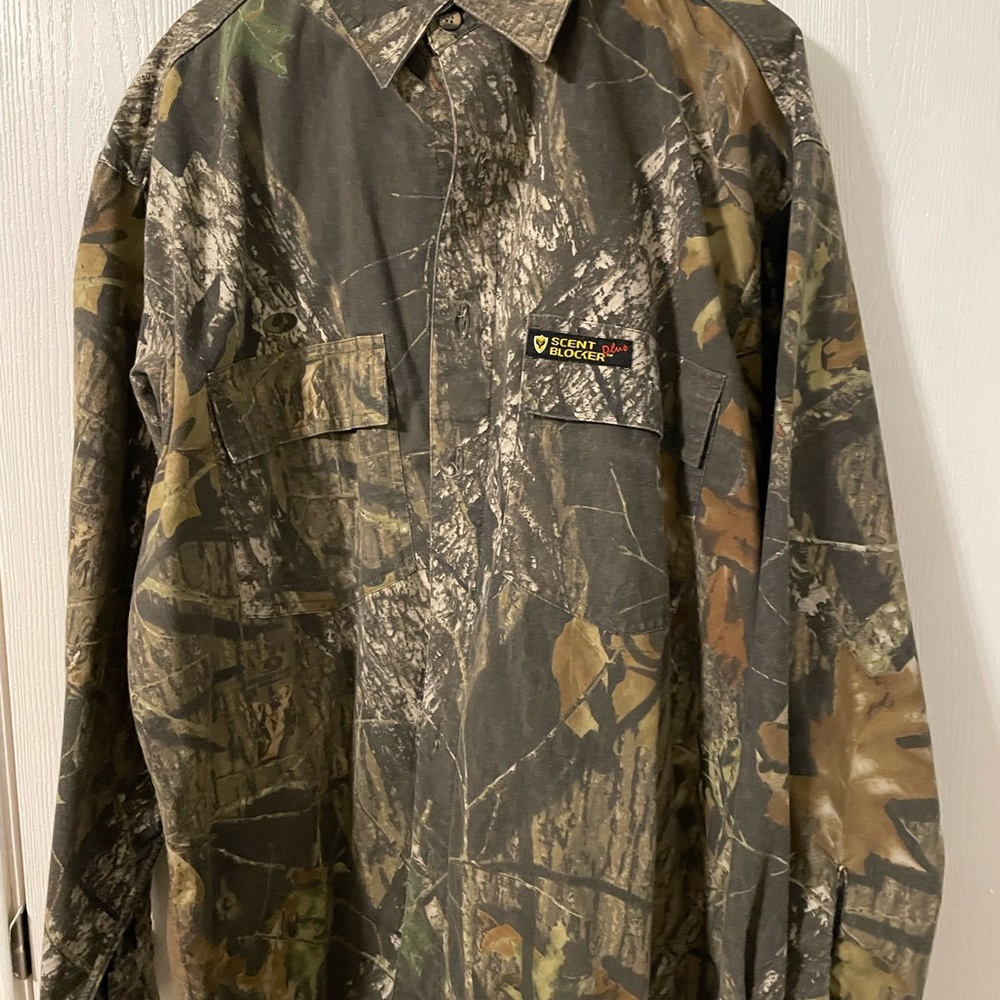 Camo Hunting Shirt, Scent Blocker